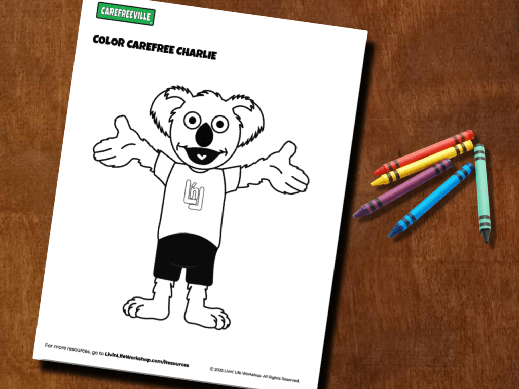 Carefree Charlie Coloring Sheet